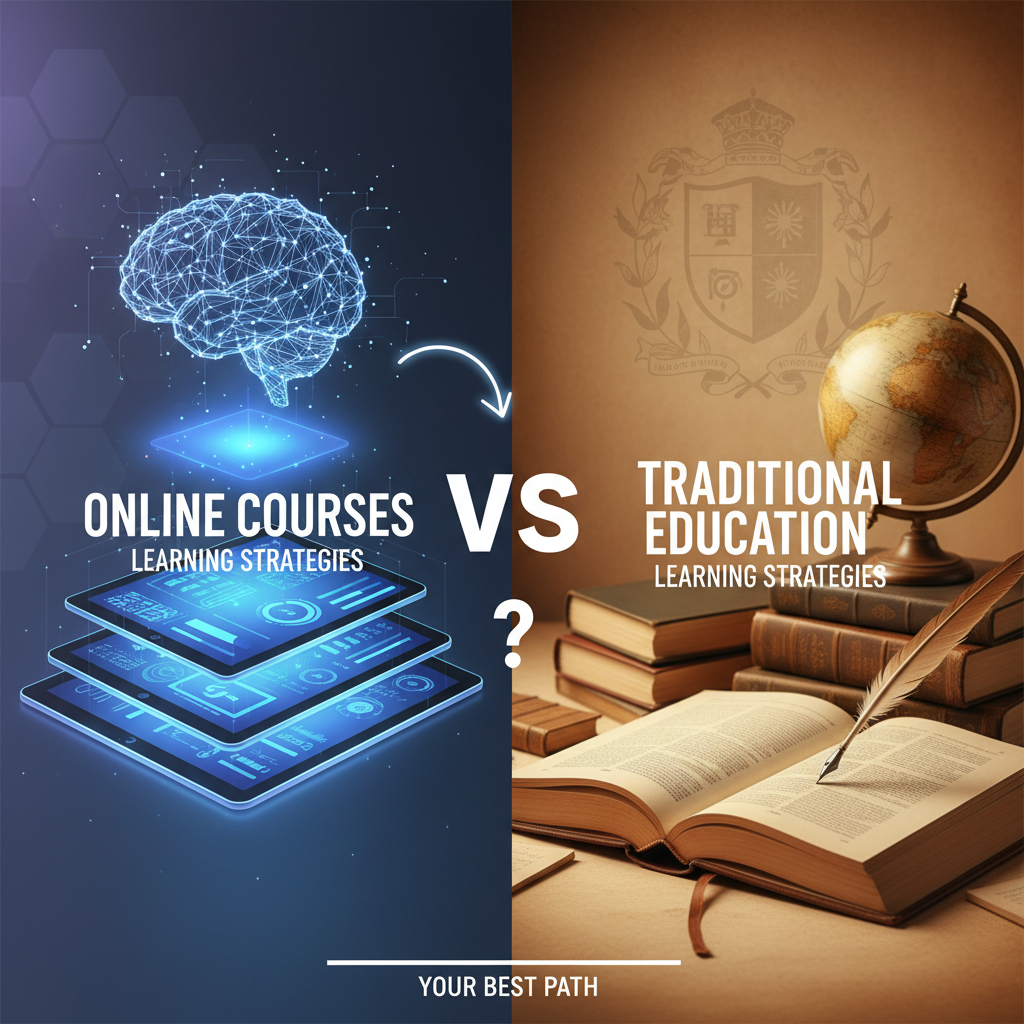 Online Courses vs. Traditional Education: Your Best Path