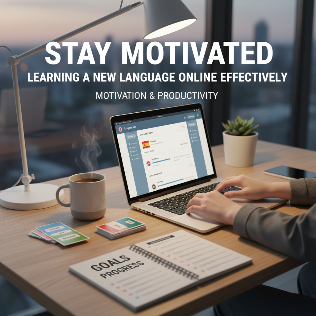 Stay Motivated: Learning a New Language Online Effectively