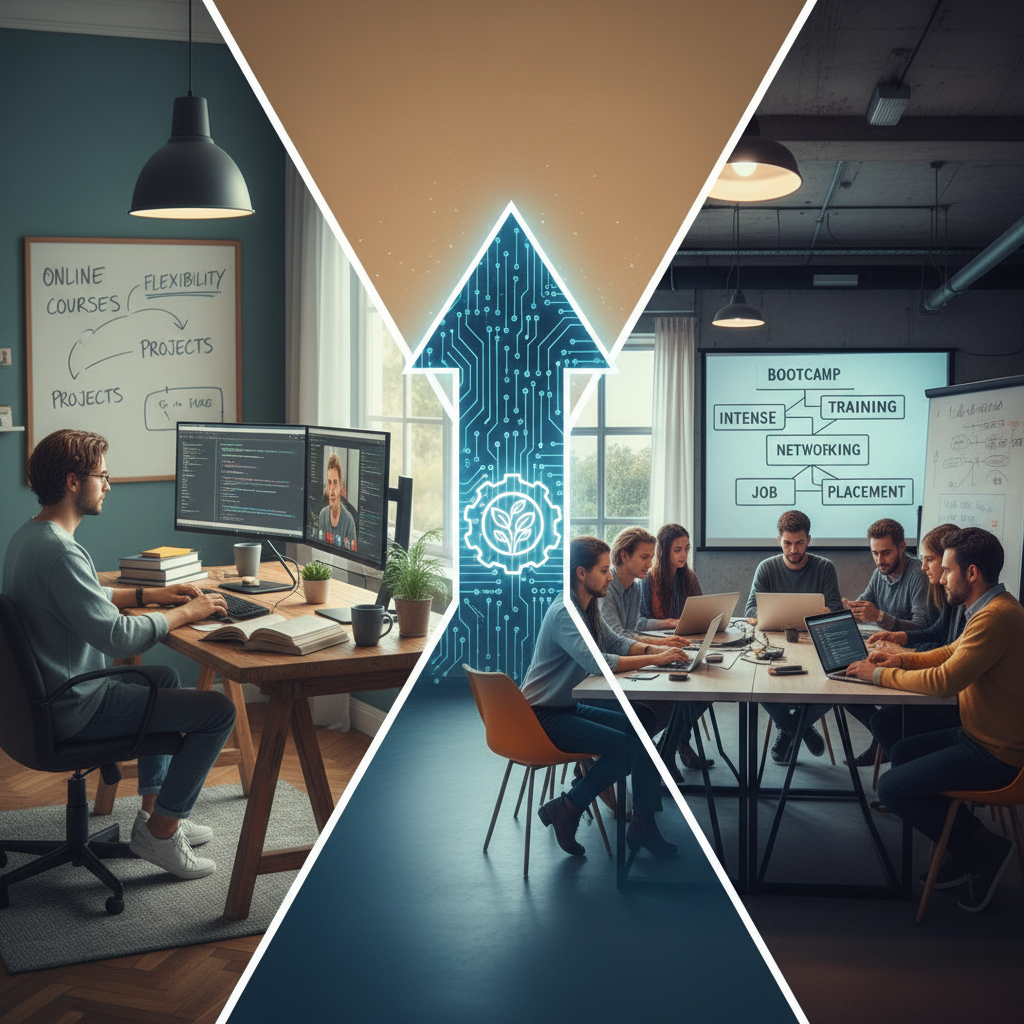 Learning Coding Online vs. Bootcamps: Your Best Path